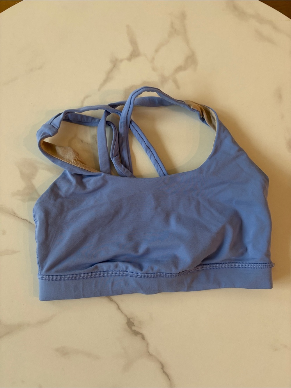 Lululemon Blue Strappy Sports Bra